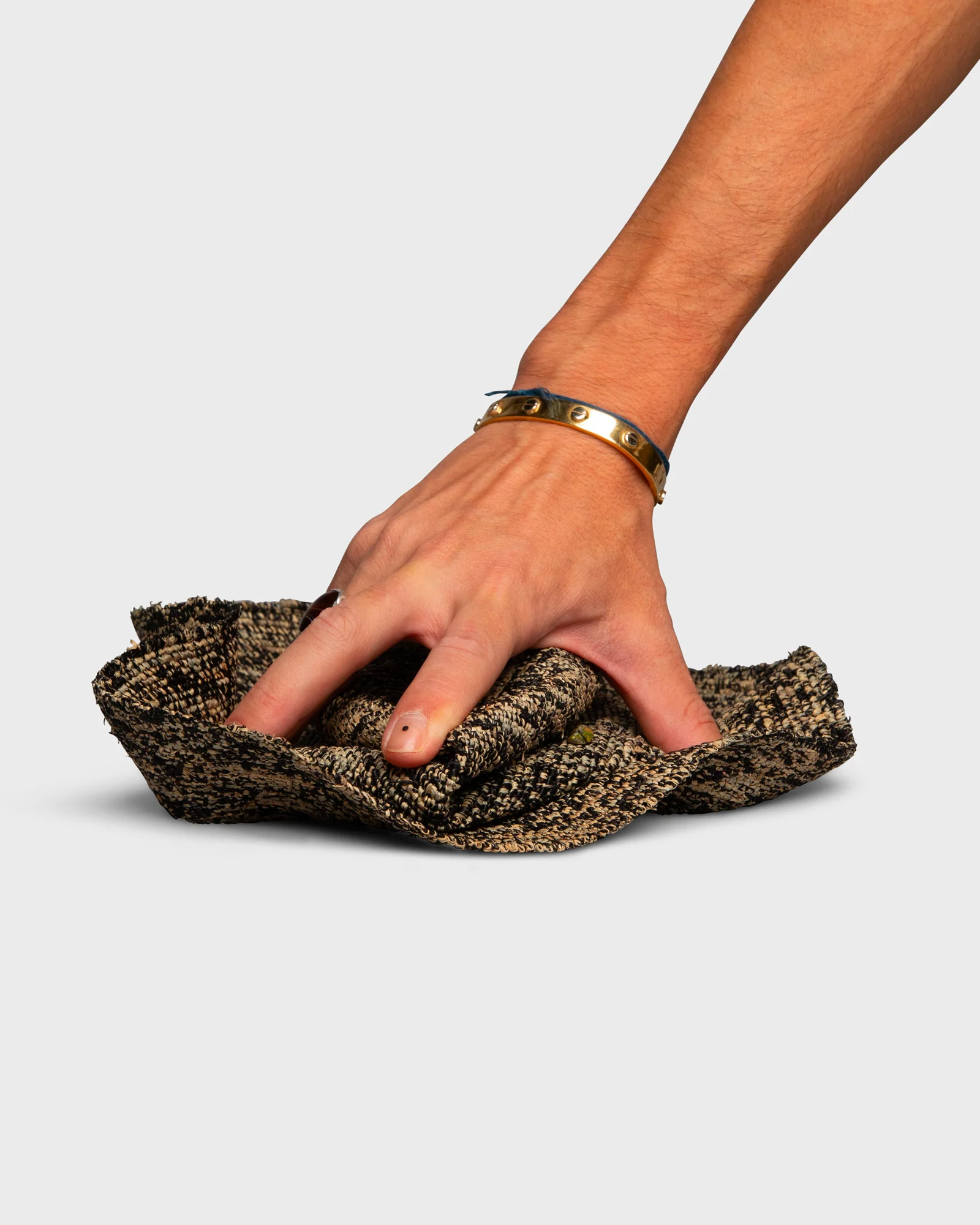 Hobo Rafia Crochet Natural Black - Image 5
