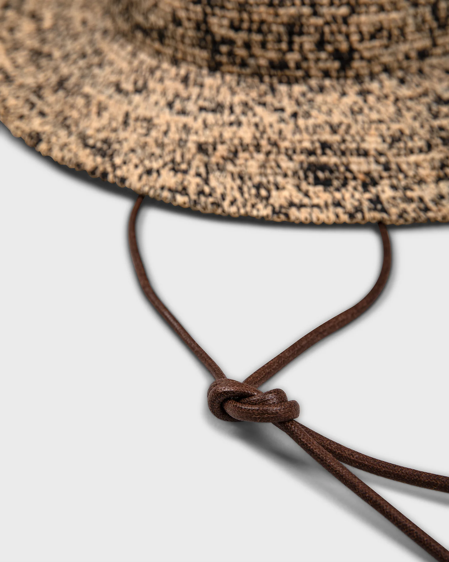 Wandermate Rafia Crochet Black/Natural - Image 5